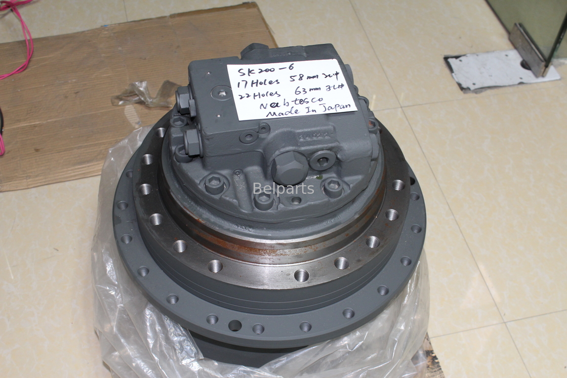 कोबेल्को YN15V00011F1 YN15V00011F3 YN15V00011F4 के लिए खुदाई के पुर्जे Sk200-6e हाइड्रोलिक फाइनल ड्राइव