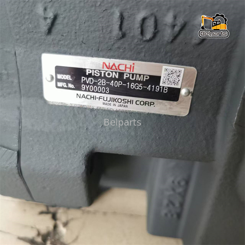 DX35 नाची PVD-2B-40P-16G5 उत्खनन उपकरण के लिए स्पेयर पार्ट्स के लिए उत्खनन उपकरण मुख्य पंप