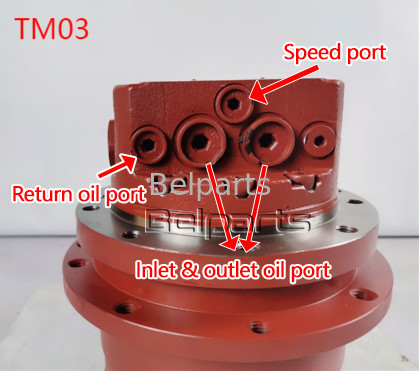 IHI28N IHI25VX IHI25NX IHI30NX Bobcat325 EC25 अंतिम ड्राइव TM03 खुदाई भागों के लिए