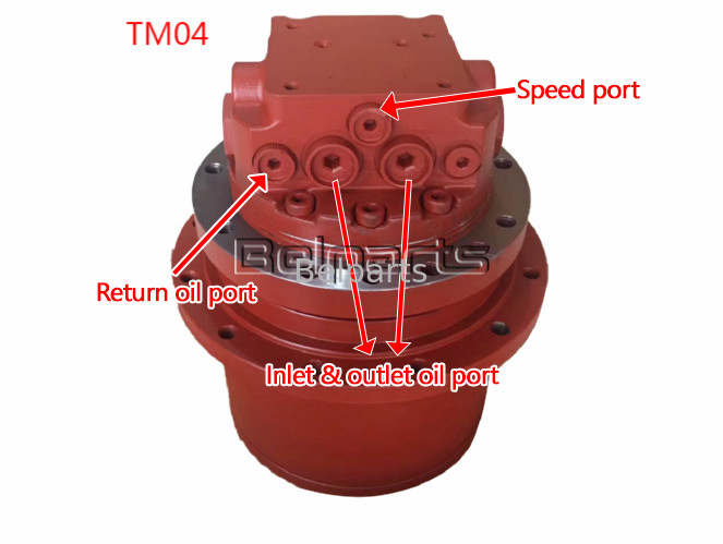 KYB MAG26VP PHV-390-53B EX40 IHI40JX अंतिम ड्राइव Assy For TM04 Excavator Parts