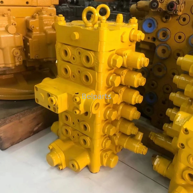 भाग संख्या PC120-6 नियंत्रण मुख्य वाल्व Assy नियंत्रण वाल्व Assy के लिए Komatsu PC120-6 PC120-7 स्टील सामग्री