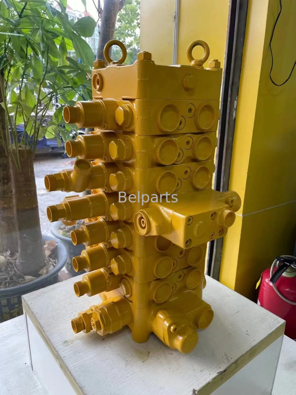 भाग संख्या PC120-6 नियंत्रण मुख्य वाल्व Assy नियंत्रण वाल्व Assy के लिए Komatsu PC120-6 PC120-7 स्टील सामग्री