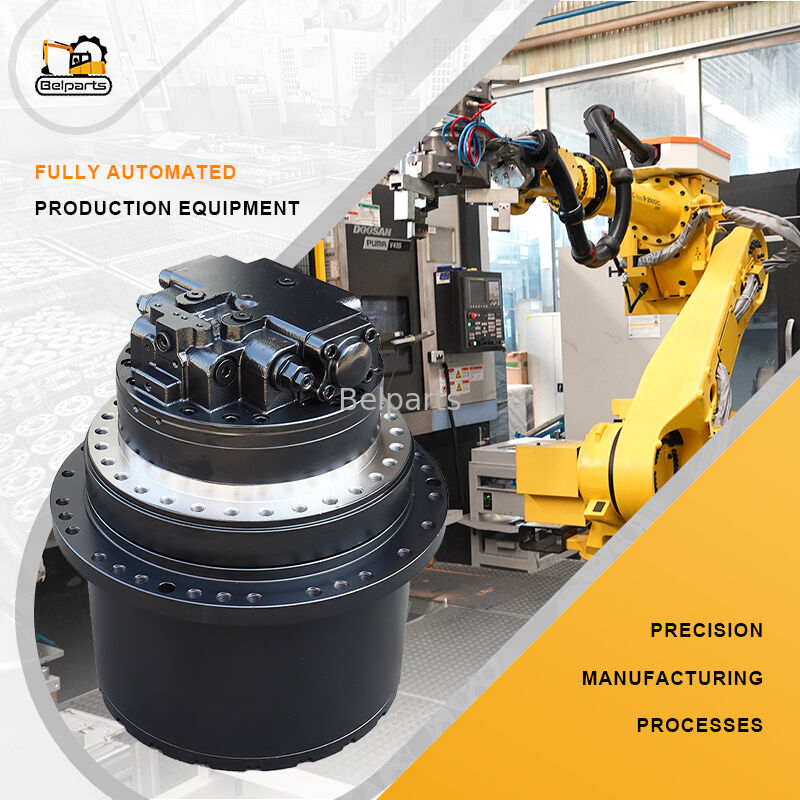 HD1023-3 Kato Excavator स्पेयर पार्ट्स के लिए यात्रा कमी 619-89900051 ट्रैक ड्राइव कमी