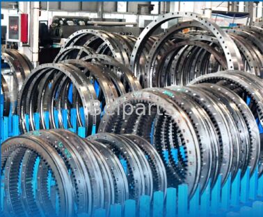 कोमात्सु खुदाई मशीन के स्पेयर पार्ट्स के लिए PC200-7 PC200-6 स्लीविंग बेयरिंग 207-25-61100 6D102 स्विंग सर्कल स्लीव रिंग