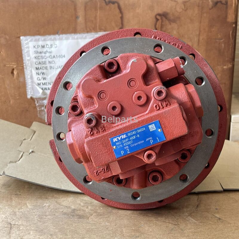 कुबोटा KX121-2 KX121-2S मिनी खुदाई करने वाले पुर्जों के लिए अंतिम ड्राइव KYB MAG-26VP-400F-8 ट्रैवल मोटर B0240-26024 RD108-61600 RD108-61802 RD128-92700 RD108-61606
