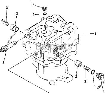 हाइड्रोलिक स्विंग मोटर PC1000-1 PC1000LC-1 PC1000SE-1 PC1000SP-1 कोमात्सु खुदाई भाग 706-77-01131 706-77-01130 स्लीव मोटर डिवाइस के लिए
