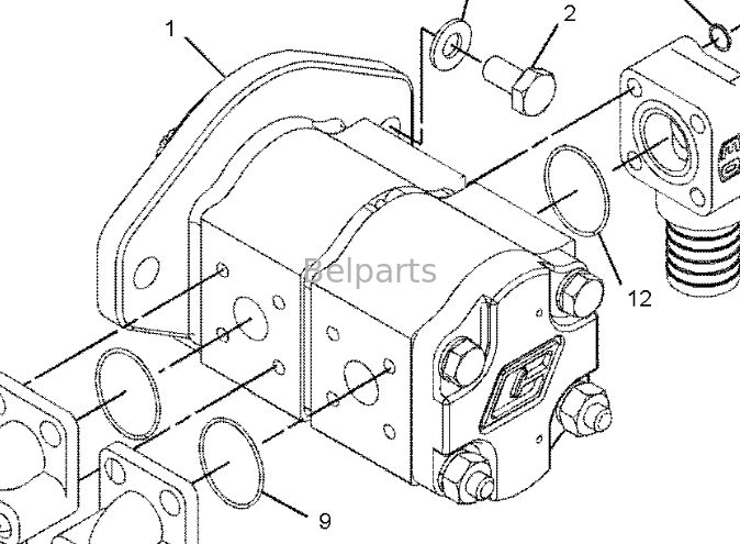 खुदाई मरम्मत भागों के लिए कैट 300.9डी हाइड्रोलिक मुख्य पंप 372-5999 448-4184