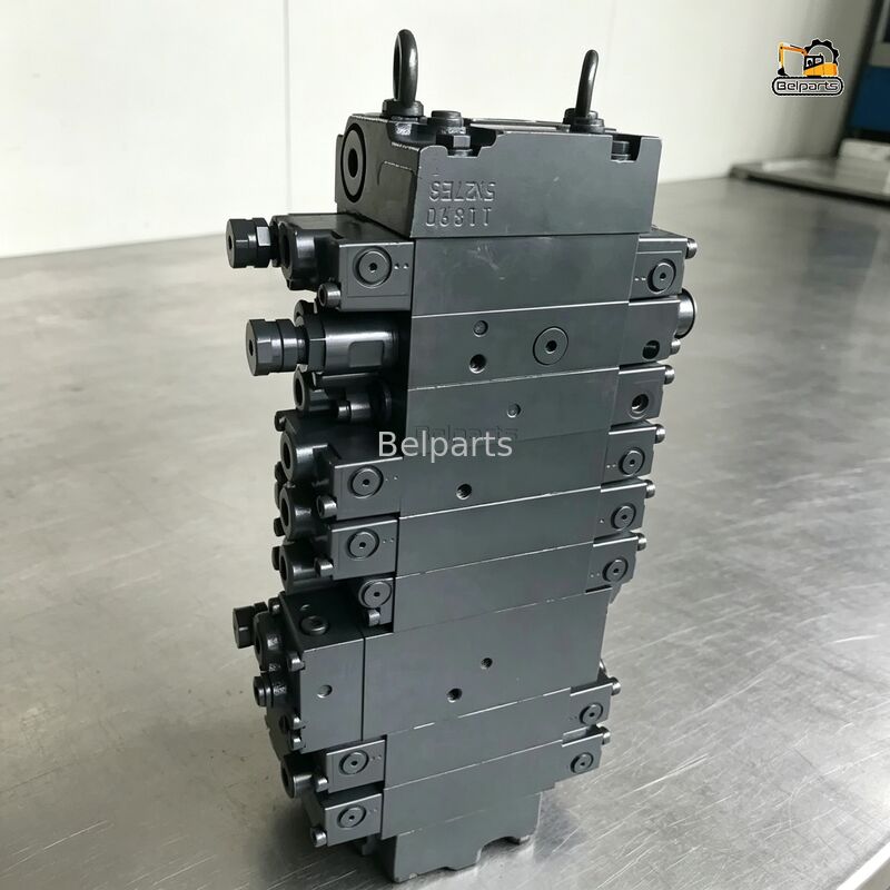KOMATSU खुदाई के मूल भागों के लिए PC55MR-3 हाइड्रोलिक नियंत्रण वाल्व 723-18-18200 723-18-18201 723-18-18202