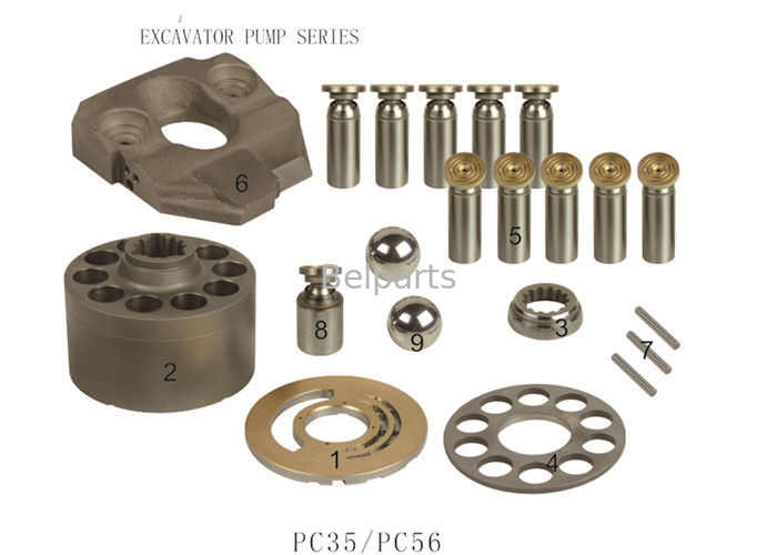 Belparts 708-3S-00512 खुदाई स्पेयर पार्ट्स PC35 PC56 हाइड्रोलिक मोटर पार्ट्स