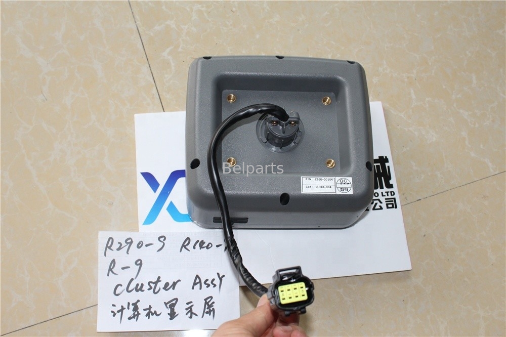 खुदाई नियंत्रक R520-9S R290LC-9 क्लस्टर ASSY R140w-9 R200w-9 डिस्प्ले पैनल 21Q6-30102 21Q6-40300