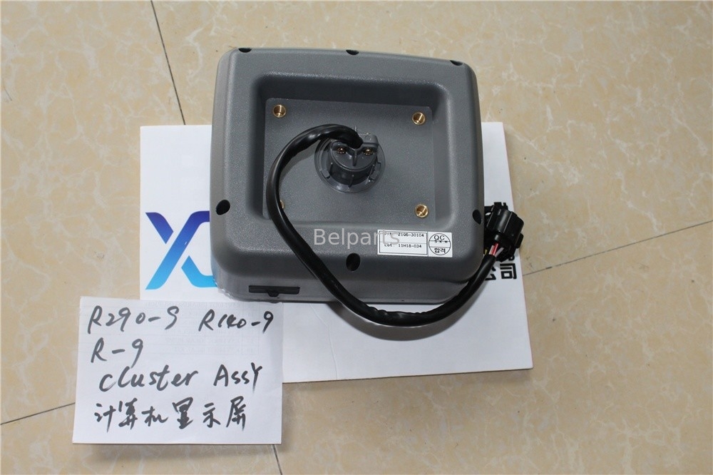 खुदाई नियंत्रक R520-9S R290LC-9 क्लस्टर ASSY R140w-9 R200w-9 डिस्प्ले पैनल 21Q6-30102 21Q6-40300