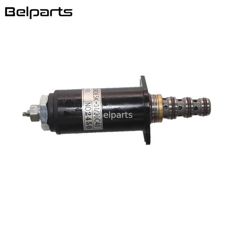 खुदाई करने वाला SK200-6 SK200-8 SK200-6E SK230-6E इलेक्ट्रिक स्पेयर पार्ट्स YN35V00018F2 YN35V00041F1 हाइड्रोलिक पंप सोलनॉइड