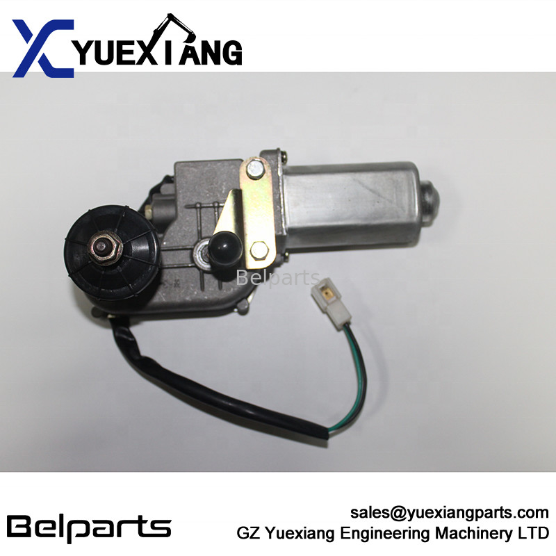 SH120-3 SH100-3 SH200-3 SH200A3 SH200 के लिए खुदाई इलेक्ट्रिक पार्ट विंडस्क्रीन 24V रेन असेंबली वाइपर मोटर