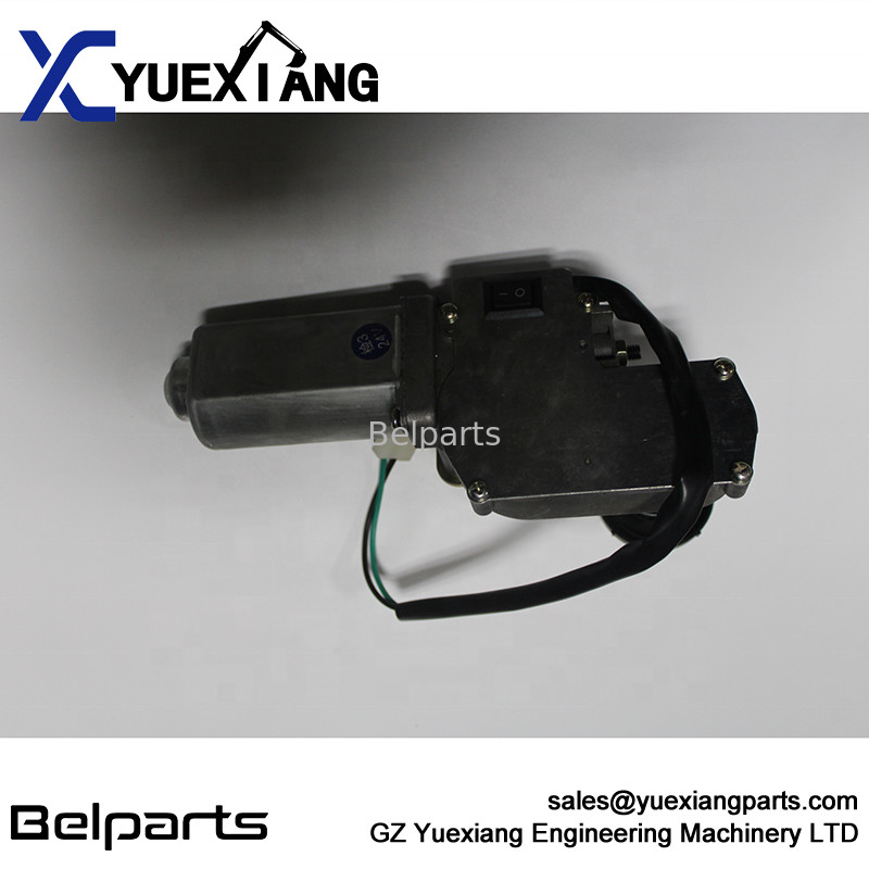 SH120-3 SH100-3 SH200-3 SH200A3 SH200 के लिए खुदाई इलेक्ट्रिक पार्ट विंडस्क्रीन 24V रेन असेंबली वाइपर मोटर