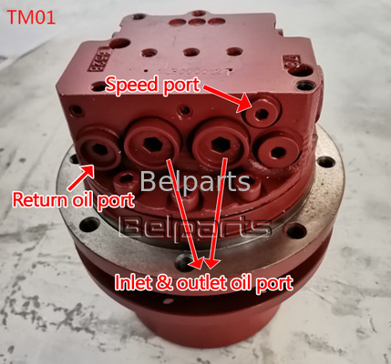 बेल पार्ट्स U15-3 KX41.2 KX41.2V KX36.3 K008 खुदाई मशीन हाइड्रोलिक मोटर Kubota15 SK1.5 TM01 के लिए
